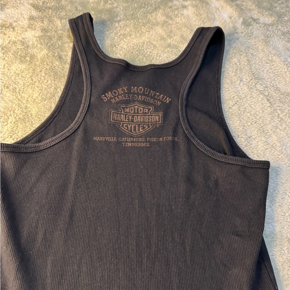 Y2K Harley-Davidson Black Tank Top - Picture 5 of 6